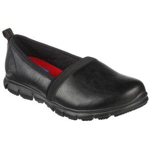 Skechers Women's Sure Track Work Slip-Ons   Black